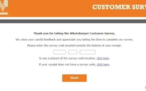 Complete the What a Burger Survey Online