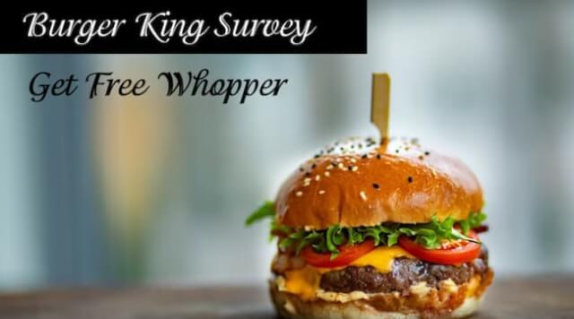 burger king survey